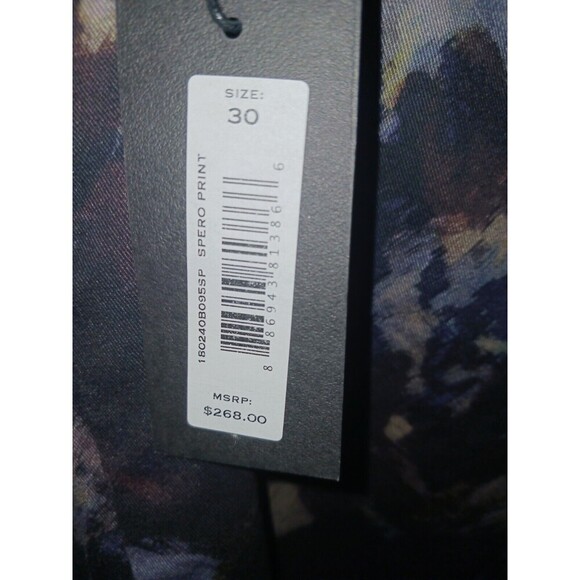 J BRAND Men's Trousers Pants 30 Hydrox Military‎ Slim Spero Print Purple Black - Picture 6 of 13